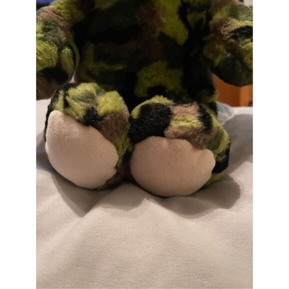 Build A Bear Toy's Teddy Bear Camouflage Bear Army Military Plush Stuffed 16" - Picture 13 of 14